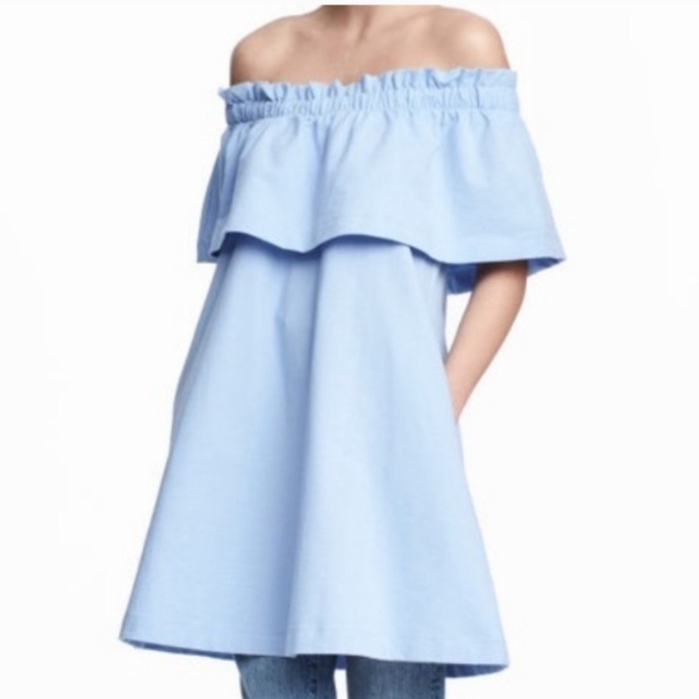 H&M Flounce Off the Shoulder Dress